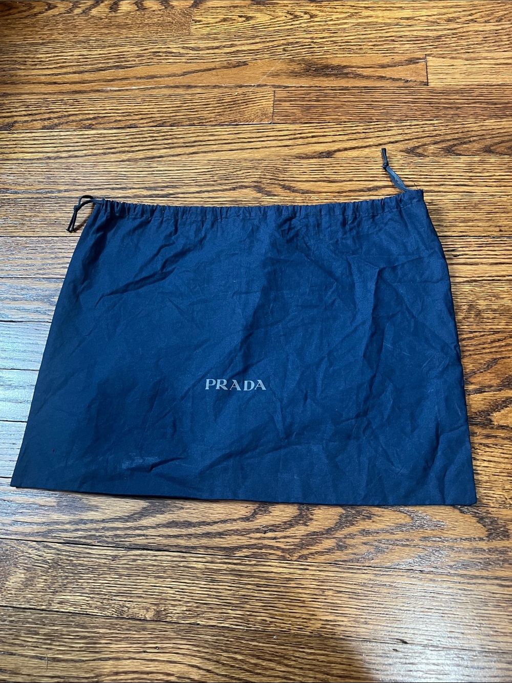 Prada Black Drawstring Dust Pouch